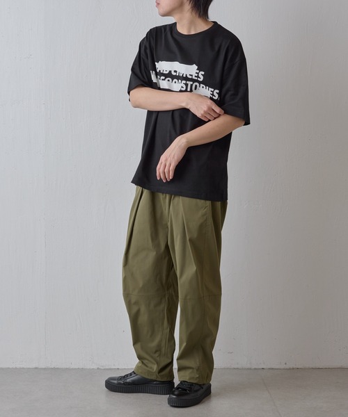 COLONY 2139(コロニートゥーワンスリーナイン)の「隠しプリントロゴTシャツ(Tシャツ/カットソー・メンズ・ホワイト/ブラック・MEDIUM/LARGE)」の11枚目の写真