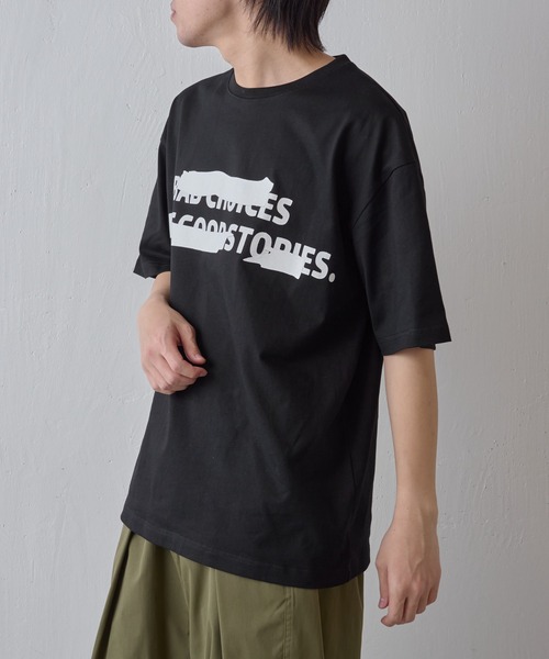 COLONY 2139(コロニートゥーワンスリーナイン)の「隠しプリントロゴTシャツ(Tシャツ/カットソー・メンズ・ホワイト/ブラック・MEDIUM/LARGE)」の19枚目の写真