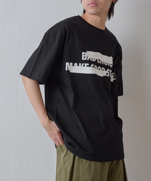 COLONY 2139(コロニートゥーワンスリーナイン)の「隠しプリントロゴTシャツ(Tシャツ/カットソー・メンズ・ホワイト/ブラック・MEDIUM/LARGE)」の17枚目の写真