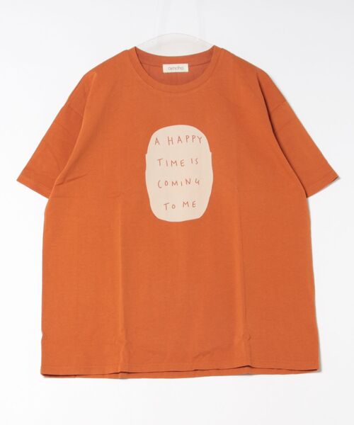 aimoha（アイモハ）の「シンプルメッセージプリントTシャツ（Tシャツ/カットソー・レディース・グリーン/ワインレッド/オレンジ/ブラック/ホワイト・FREE）」の20枚目の写真