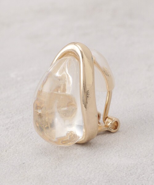 grove（グローブ）の「ビッグクリアメタルイヤリング（イヤリング・レディース・シルバー/ゴールド・00）」の4枚目の写真