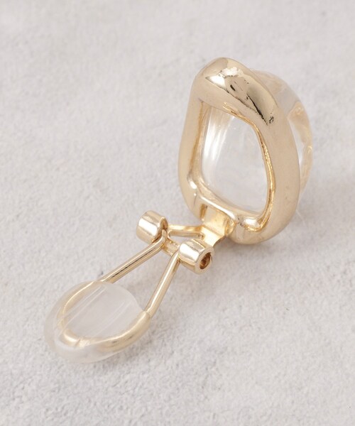 grove（グローブ）の「ビッグクリアメタルイヤリング（イヤリング・レディース・シルバー/ゴールド・00）」の6枚目の写真