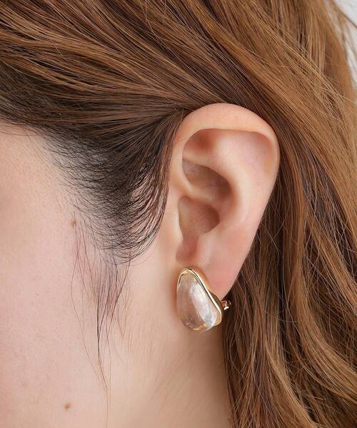 grove（グローブ）の「ビッグクリアメタルイヤリング（イヤリング・レディース・シルバー/ゴールド・00）」の7枚目の写真