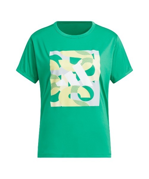 adidas(アディダス)の「アディダス adidas グラフィック半袖Tシャツ(Tシャツ/カットソー・レディース・ブラック/グリーン/ホワイト・S/M/L/XL)」の3枚目の写真