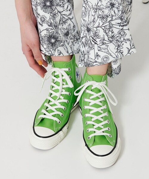 (非売品)スターバックス店用ポスターライムミントグリーンティー&マンゴー セール】＜CONVERSE＞ALL STAR HI MADE IN JAPAN ライム
