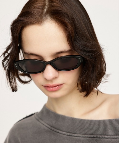 SLY（スライ）の「EDGE FRAME EYE WEAR エッジ フレーム アイウェア サングラス（サングラス・レディース・ブラック/ブラウン・FREE）」の9枚目の写真