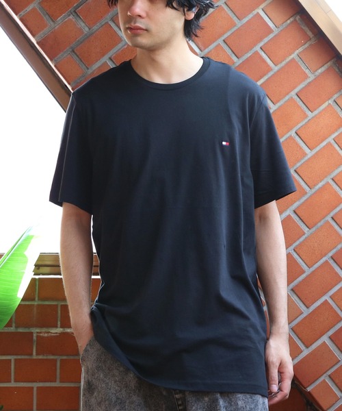 TOMMY HILFIGER（トミーヒルフィガー）の「TOMMY HILFIGER クルーネック半袖Tシャツ（Tシャツ/カットソー・メンズ・ホワイト/ダークネイビー/ブラック・LARGE/MEDIUM/X-LARGE）」の13枚目の写真