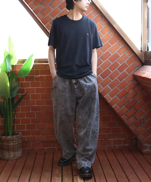 TOMMY HILFIGER（トミーヒルフィガー）の「TOMMY HILFIGER クルーネック半袖Tシャツ（Tシャツ/カットソー・メンズ・ホワイト/ダークネイビー/ブラック・LARGE/MEDIUM/X-LARGE）」の17枚目の写真