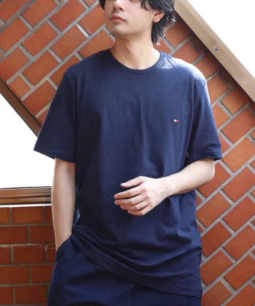 TOMMY HILFIGER（トミーヒルフィガー）の「TOMMY HILFIGER クルーネック半袖Tシャツ（Tシャツ/カットソー・メンズ・ホワイト/ダークネイビー/ブラック・LARGE/MEDIUM/X-LARGE）」の22枚目の写真