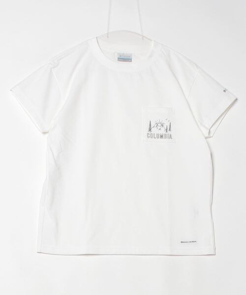 Columbia(コロンビア)の「コロンビア ヤハラフォレストポケットショートスリーブTシャツ(Tシャツ/カットソー・レディース・オフホワイト/ブラック/イエロー/キャメル/ライトグリーン・S/M/L/XL)」の2枚目の写真