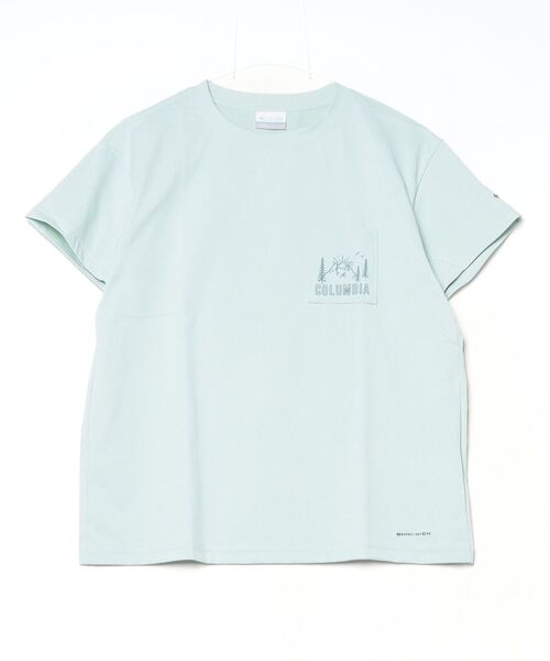 Columbia(コロンビア)の「コロンビア ヤハラフォレストポケットショートスリーブTシャツ(Tシャツ/カットソー・レディース・オフホワイト/ブラック/イエロー/キャメル/ライトグリーン・S/M/L/XL)」の4枚目の写真