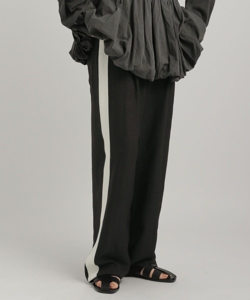 パンツ　黒 Cotton Chino Cargo Pants (Black)(FREE SIZE black): YOHJI