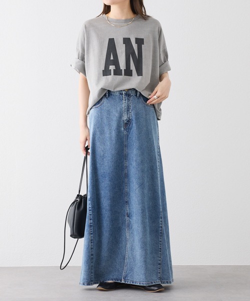 PUAL CE CIN（ピュアルセシン）の「スーピマコットンBIGロゴショートT