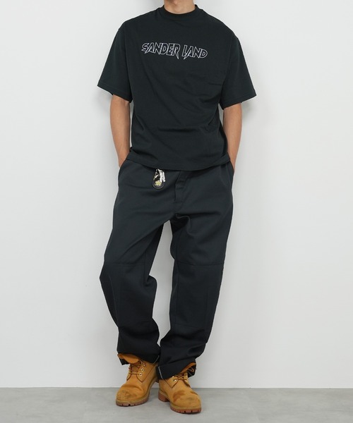 BASIS（ベイシス）の「SANDER LAND 7.1oz オープンエンド バンパイアロゴ ラギットTシャツ（Tシャツ/カットソー・メンズ・ホワイト/ブラック・SMALL/MEDIUM/LARGE/X-LARGE）」の7枚目の写真