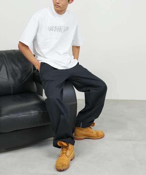 BASIS（ベイシス）の「SANDER LAND 7.1oz オープンエンド バンパイアロゴ ラギットTシャツ（Tシャツ/カットソー・メンズ・ホワイト/ブラック・SMALL/MEDIUM/LARGE/X-LARGE）」の13枚目の写真