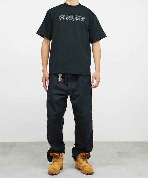BASIS（ベイシス）の「SANDER LAND 7.1oz オープンエンド バンパイアロゴ ラギットTシャツ（Tシャツ/カットソー・メンズ・ホワイト/ブラック・SMALL/MEDIUM/LARGE/X-LARGE）」の17枚目の写真