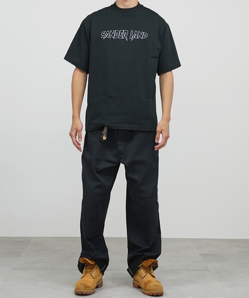 BASIS（ベイシス）の「SANDER LAND 7.1oz オープンエンド バンパイアロゴ ラギットTシャツ（Tシャツ/カットソー・メンズ・ホワイト/ブラック・SMALL/MEDIUM/LARGE/X-LARGE）」の20枚目の写真