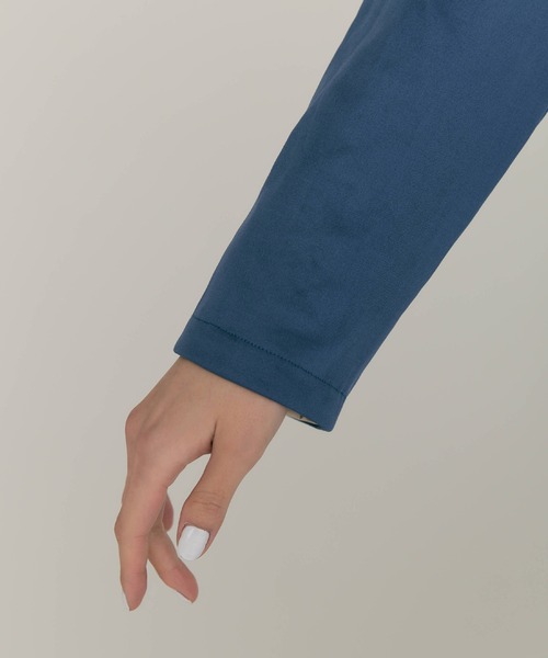 BLUE×PALANG(ブルーパラン)の「NEO GATHER JACKET(テーラードジャケット・レディース・ダークブルー・FREE)」の7枚目の写真