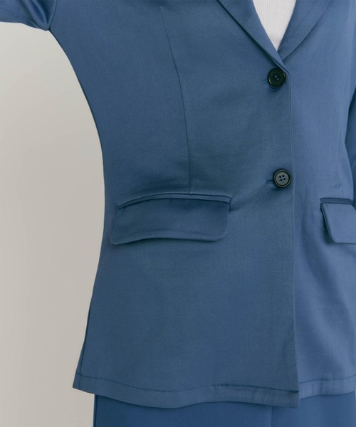 BLUE×PALANG(ブルーパラン)の「NEO GATHER JACKET(テーラードジャケット・レディース・ダークブルー・FREE)」の9枚目の写真