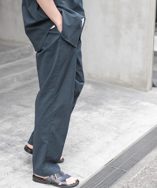 FORK&SPOON(フォークアンドスプーン)の「FORK&SPOON TEC LINENパンツ(その他パンツ・メンズ・ブルー系その他/ライトグレー/ブラック・4/5)」の6枚目の写真