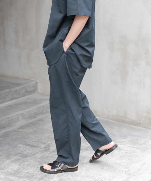 FORK&SPOON(フォークアンドスプーン)の「FORK&SPOON TEC LINENパンツ(その他パンツ・メンズ・ブルー系その他/ライトグレー/ブラック・4/5)」の7枚目の写真