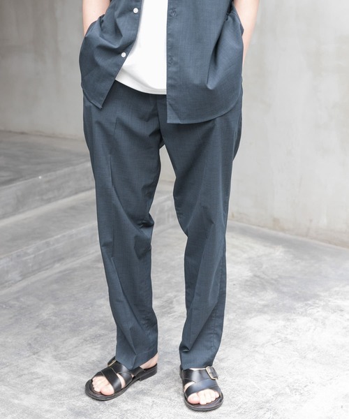 FORK&SPOON(フォークアンドスプーン)の「FORK&SPOON TEC LINENパンツ(その他パンツ・メンズ・ブルー系その他/ライトグレー/ブラック・4/5)」の9枚目の写真