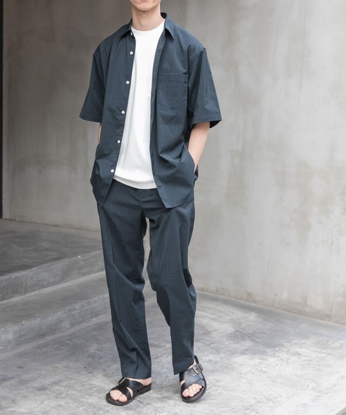 FORK&SPOON(フォークアンドスプーン)の「FORK&SPOON TEC LINENパンツ(その他パンツ・メンズ・ブルー系その他/ライトグレー/ブラック・4/5)」の10枚目の写真