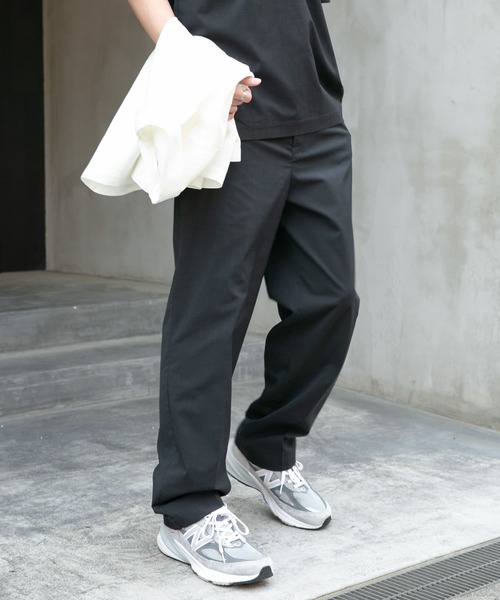 FORK&SPOON(フォークアンドスプーン)の「FORK&SPOON TEC LINENパンツ(その他パンツ・メンズ・ブルー系その他/ライトグレー/ブラック・4/5)」の11枚目の写真