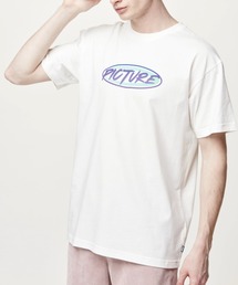 【PICTURE/ピクチャー】BASEMENT NEON TEE/ネオンデザインワンポイント半袖ロゴTシャツ
