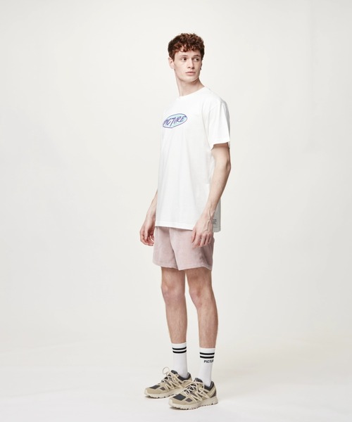 PICTURE ORGANIC CLOTHING(ピクチャーオーガニッククロージング)の「【PICTURE/ピクチャー】BASEMENT NEON TEE/ネオンデザインワンポイント半袖ロゴTシャツ(Tシャツ/カットソー・メンズ・ホワイト・MEDIUM/LARGE/X-LARGE)」の5枚目の写真