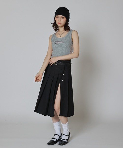 タイムセール‼️未使用　クールカレアンプリーツスカート KOEISTORE プリーツスカート レディース 春 夏 春夏 黒 スカート