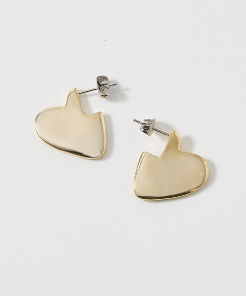 collex(コレックス)の「【dignif】ハートピアス(ピアス(両耳用)・レディース・シルバー/ゴールド・フリー)」の2枚目の写真