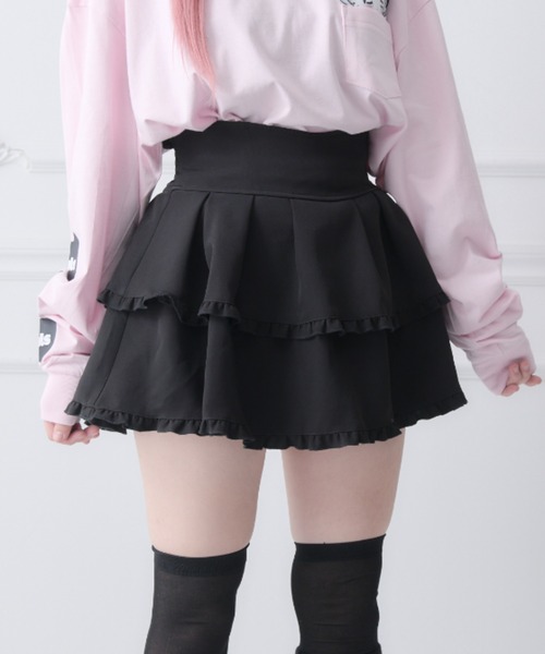 ティアードふり×2ミニすかーと（スカート）｜Hauls（ハウルズ）の