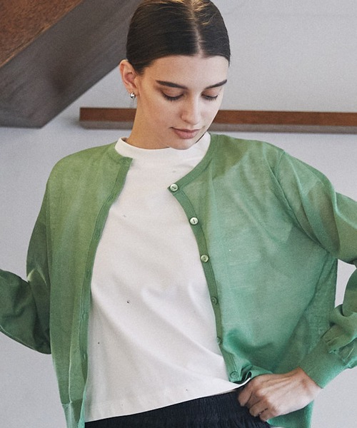 接触冷感】モックネックTシャツ【9色展開】（Tシャツ/カットソー）｜LE