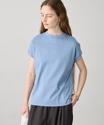 LE SOUK HOLIDAY（ルスークホリデー）の「【新色追加】モックネックスムースTシャツ【接触冷感・吸水速乾】（Tシャツ/カットソー）」