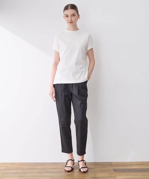 【美品】rough&swell　2025年春夏　モックネックシャツ rough&swell［ラフアンドスウェル］BICOLOR MOCK/半袖モック