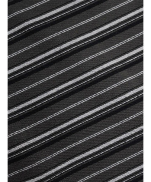 Enewd nina(エニュードニーナ)の「ストライプ ボタン オフショルダー Tシャツ ベージュ ブラック 秋冬新作(Tシャツ/カットソー・レディース・ベージュ/ブラック/サンドベージュ・FREE)」の21枚目の写真