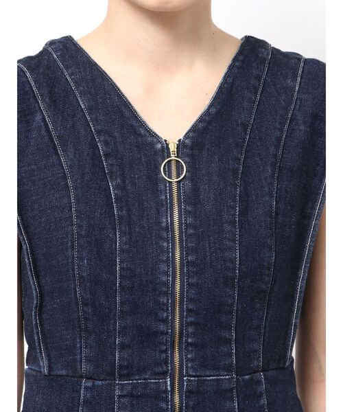 Lee（リー）の「【Leeコラボ】フレアスリーブデニムワンピース（ワンピース・レディース・ブラック/インディゴブルー・SMALL/MEDIUM）」の15枚目の写真