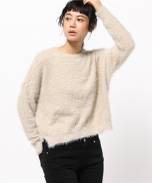 BEAMS LIGHTS Women's | BEAMS LIGHTS / 裾スリットフェザープルオーバー(ニット/セーター)