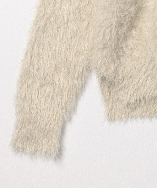 BEAMS LIGHTS Women's(ビームスライツ ウィメンズ)の「BEAMS LIGHTS / 裾スリットフェザープルオーバー(ニット/セーター・レディース・ホワイト系その他/グレー・ONE SIZE)」の6枚目の写真