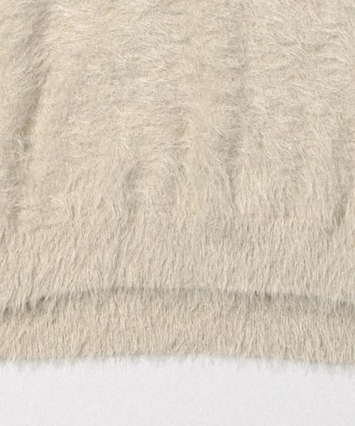 BEAMS LIGHTS Women's(ビームスライツ ウィメンズ)の「BEAMS LIGHTS / 裾スリットフェザープルオーバー(ニット/セーター・レディース・ホワイト系その他/グレー・ONE SIZE)」の7枚目の写真