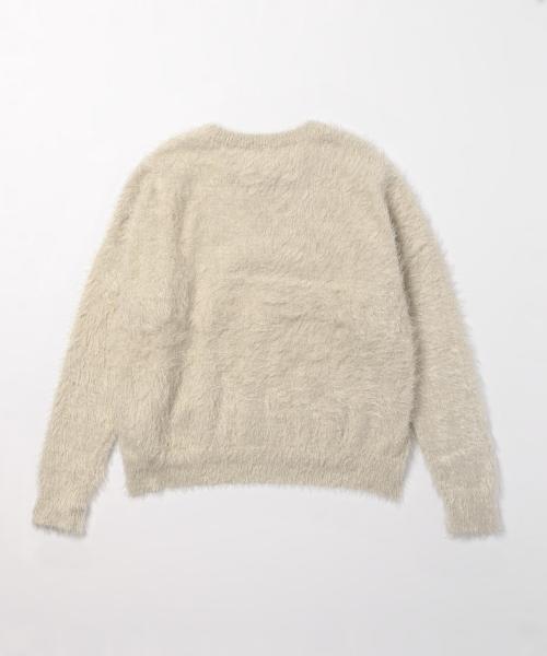 BEAMS LIGHTS Women's(ビームスライツ ウィメンズ)の「BEAMS LIGHTS / 裾スリットフェザープルオーバー(ニット/セーター・レディース・ホワイト系その他/グレー・ONE SIZE)」の8枚目の写真
