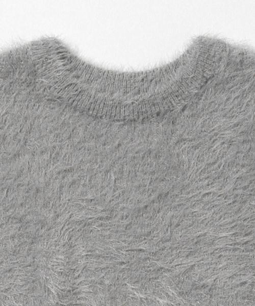 BEAMS LIGHTS Women's(ビームスライツ ウィメンズ)の「BEAMS LIGHTS / 裾スリットフェザープルオーバー(ニット/セーター・レディース・ホワイト系その他/グレー・ONE SIZE)」の18枚目の写真