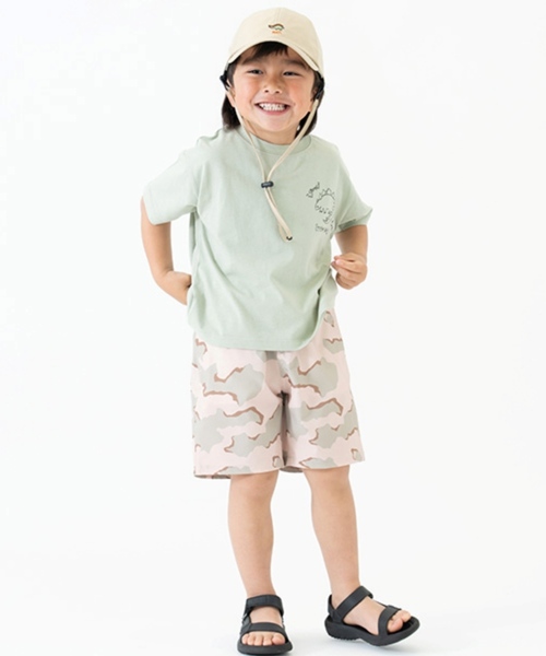 and D. petit main（アンドディープティマイン）の「【水陸両用】柄ショートパンツ（その他パンツ・キッズ・ブラック/アイボリー/サックスブルー/ライトカーキ/カラフル/チャコール/オレンジ・90cm/120cm/150cm/130cm/110cm/140cm/100cm）」の14枚目の写真