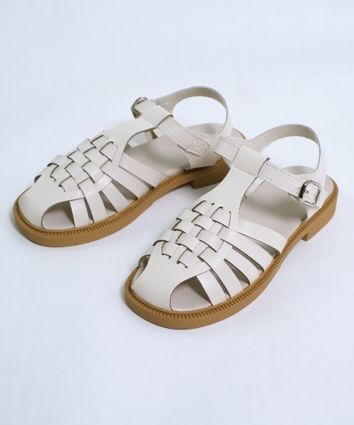 shopnikoniko（ショップニコニコ）の「グルカサンダル フラットソールサンダル（サンダル・レディース・ホワイト/ブラック・38/37/36/39）」の18枚目の写真