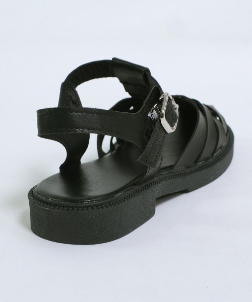 shopnikoniko（ショップニコニコ）の「グルカサンダル フラットソールサンダル（サンダル・レディース・ホワイト/ブラック・38/37/36/39）」の15枚目の写真