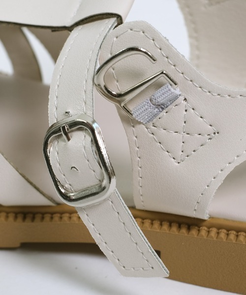 shopnikoniko（ショップニコニコ）の「グルカサンダル フラットソールサンダル（サンダル・レディース・ホワイト/ブラック・38/37/36/39）」の11枚目の写真