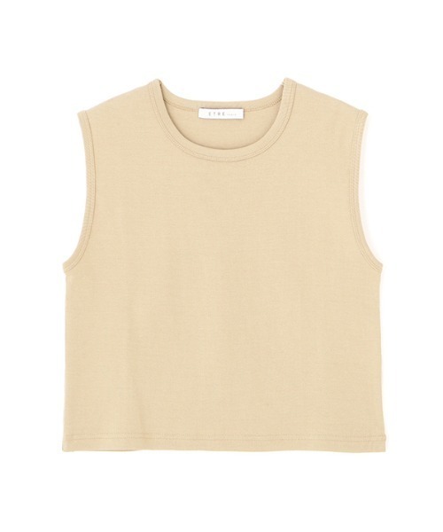 スリーブレスショートプルオーバー（Tシャツ/カットソー）｜ETRE