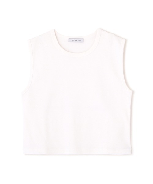 スリーブレスショートプルオーバー（Tシャツ/カットソー）｜ETRE
