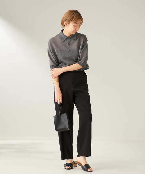 plage(プラージュ)の「CURRENTAGE / カレンテージ METALIC C/KNIT トップス(ニット/セーター・レディース・チャコールグレー・FREE)」の19枚目の写真